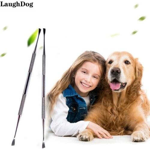 Hygiene Cleaning Tool For Cat Dog Double-head Tartar Remover Stick Tooth Care Dental Calculus Removal Tooth Scraper Dog Supplies
