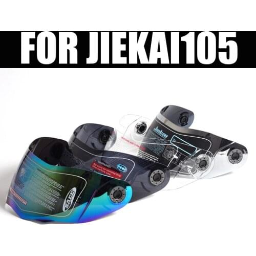 Cool 4 Colors Motorcycle Helmet Black Visor ABS Lens Replace Visors for Jiekai105 150 Full Face Motobike Helmets