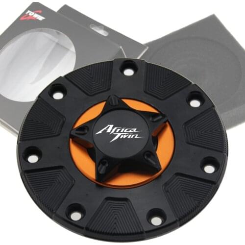 For HONDA CRF250L CRF1000L Africa Twin 2016 2017 2018 Motorcycle Rotating Type Keyless Fuel Tank Cap Gas Oil Tank Cover Petrol