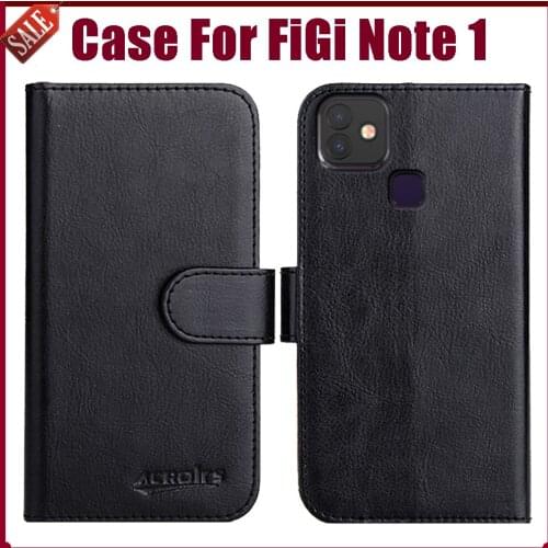 Hot! FiGi Note 1 Case 6.6" Fashion 6 Colors Flip Soft Leather Wallet Protective Cover For FiGi Note 1 Case Phone Bag