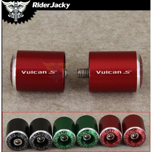 CNC Motorcycle Handlebar Ends Grips Slider For KAWASAKI VULCAN S 2015-2018 2016 2017 VULCAN 650 S Motorbike Handler Bar