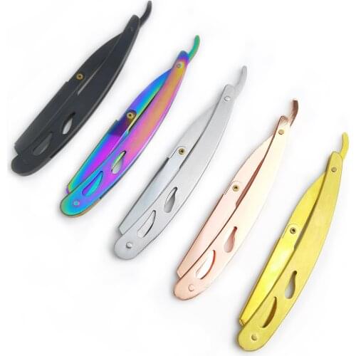 Stainless Steel Men and women Shaving Razor Classic Manual Barber Shaving Knife for barber shop Hairdressing equipment