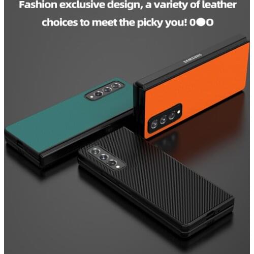 PU Material 2021.8 New Case For Samsung Galaxy Z Fold 3 Case For Galaxy Z Fold3 5G Case