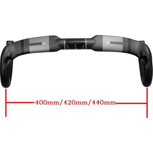 New Road Bike Handlebar Carbon Fiber Bicycle Handlebar Bike Carbon Fiber Windbreaker Handlebar Bike Accessories
