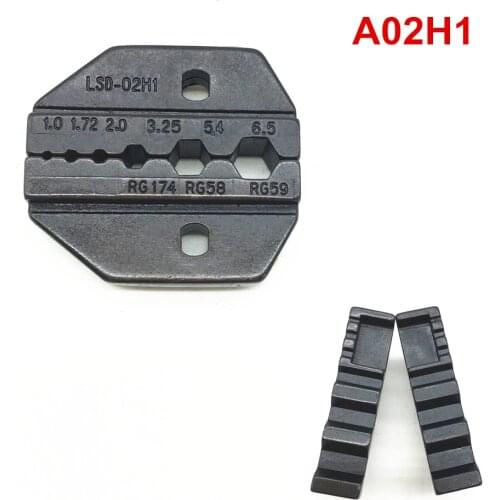 Crimping die A02H1 for RG55 RG58,RG59 coaxial cable connector and fiber optic