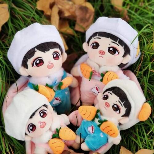 Limit The Untamed Wang yibo Xiao zhan wangji wuxian plush doll toy stuffed clothes costume Winter rabbit suit cute cosplay Gift
