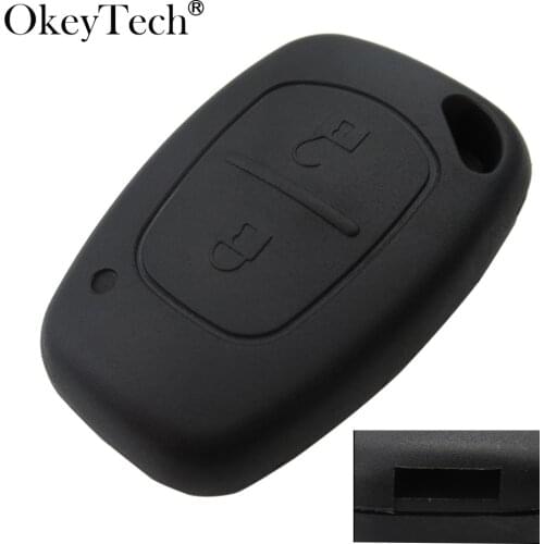 Okeytech 30pcs/lot For Renault Opel Vauxhall For Nissan Vivaro Traffic Primastar FOB Case 2 Buttons Remote Key Shell Case Fob