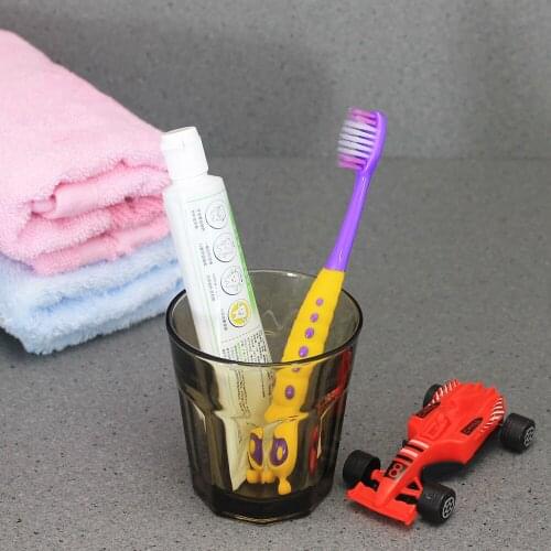 PASA Wholesale 8Pcs Toothbrush Soft Tooth Brush For Children Kids Oral Hygiene Care SEND TOYS Over 3-10 age