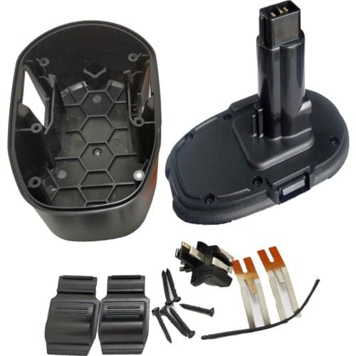 For Dewalt 18V NI-MH/NI-CD Battery Plastic Case 2.0Ah 3.0Ah DC9091 DC9094 DE9031 DE9038 NI-CD/NI-MH Battery Cover Parts