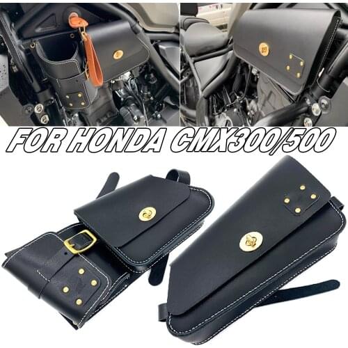 Suitable for Honda CMX 300/500 Rebel 300/500 side frame bag handmade cowhide bag retro bag