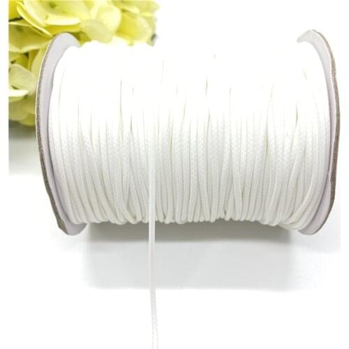 0.8/1.0/1.5/2.0mm Waxed Cotton Cord Waxed Thread Cord String Rope For Jewelry Making DIY Bracelet Necklace Accessories #02