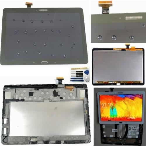 Shyueda for Samsung Galaxy Note 10.1 SM-P600 P601 P605 2560 x 1600 New LCD Display Touch Screen Digitizer With Frame Tools