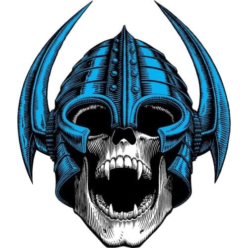 Powell-Peralta Per Welinder Nordic Skull Skateboard Sticker Windshield Bumper Motorcycle Helmet Decals Vinyl Waterproof PVC