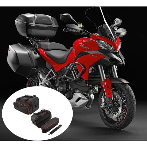 For Ducati Multistrada Motorcycle Storage Bag Luggage Bag Side Box Bag Inner Bag Bushing 1200 from 2015 1260/950 from 2017