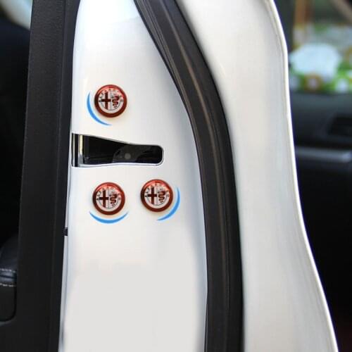 12PCS Car Door Lock Screw Cap Protection Cover Door Anti - Rust Screw Cap fit for alfa romeo 159 147 156 giulietta 147 159 mito