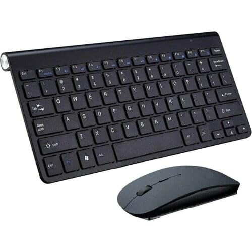 Waterproof 2.4G Wireless Keyboard Mouse Combo with USB Receiver for PC Laptop GDeals