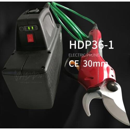 30 cutting diameter Professional portable electric pruning shears battery powered pruners for vineyard orchards agriculyure CE