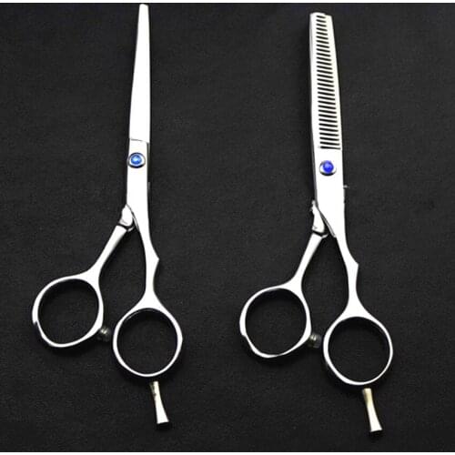 5.5" clearance sale black red hair scissors hairdresser ciseaux coiffure thinning shears japanese scissors pinking haircutter
