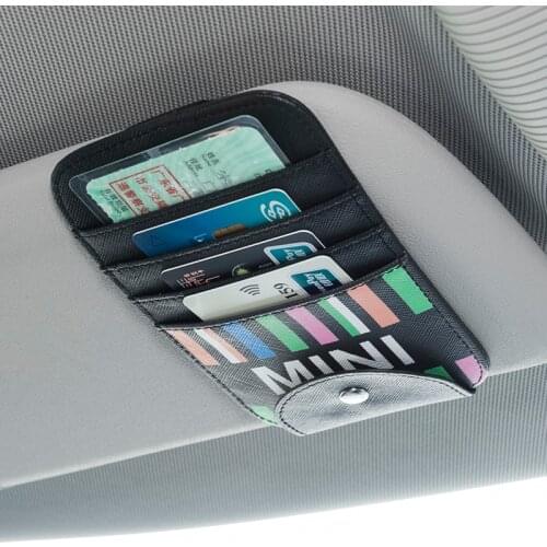 Car Auto Visor Organizer Holder For Mini Cooper S JCW R56 R50 F56 R53 F55 R60 F54 R52 R57 R58 R59 R55 F57 F60 Card Glasses Clip