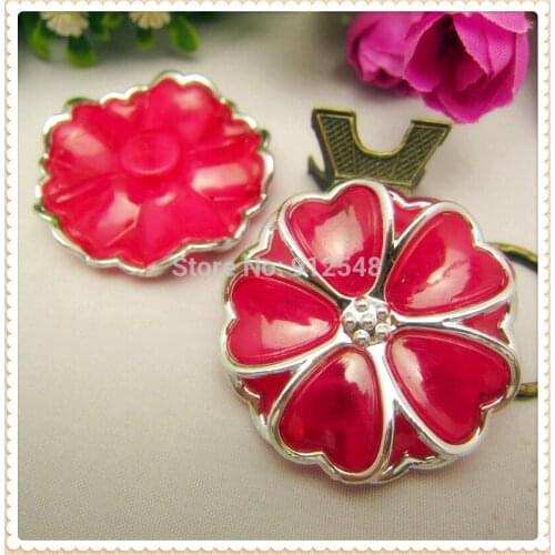DT6101 New Arrival, Hot 10pcs flower resin buttons handmade diy accessories, garment accessories, DIY accessories materials