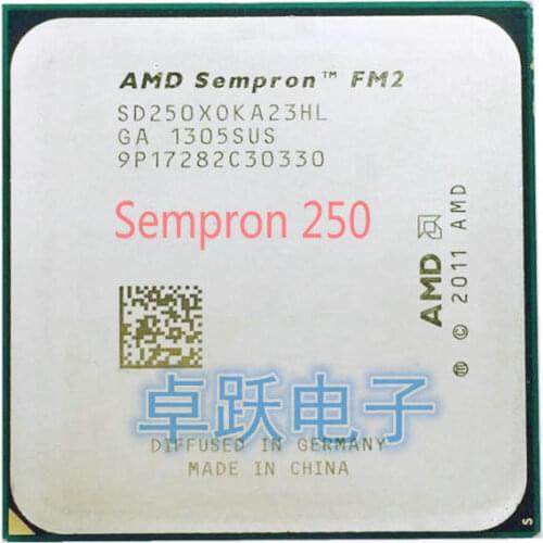 AMD X2 Sempron 250 3.2 GHz Dual-Core CPU Processor SD250XOKA23HL Socket FM2 free shipping