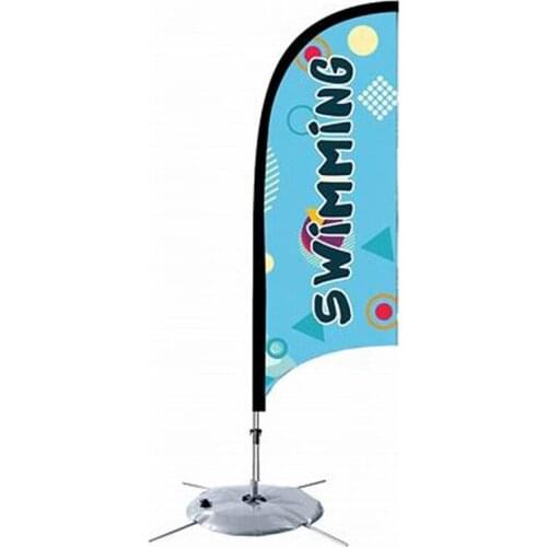 Flag Wholesale Single Double Side Digital Printing Customized Logo Beach Flags Wison flag