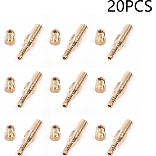20Pcs Carburetor Main Jet Kit Slow/Pilot Jet Replacement For PWK Keihin OKO CVK 32 35 38 40 42 45 48 50 52 55