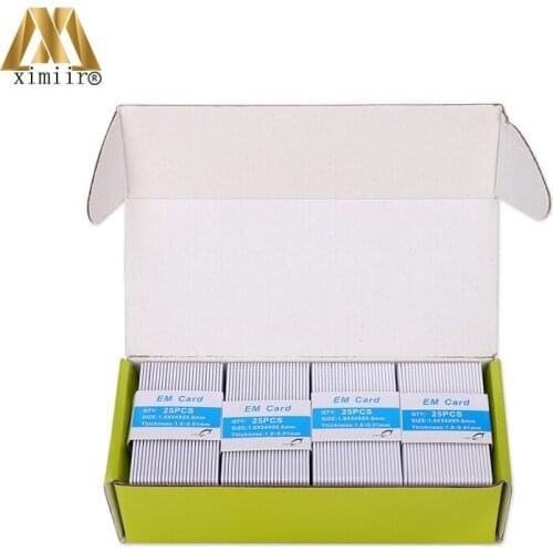 Free Shipping Good Quality Mango Card For Access Control 100pcs/box 125Khz ID Proximity Mango Thick Card White Blank EM-MG-01B