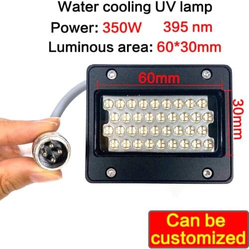 6030UVLED Water-Cooled Curing Lamp Is Used For Flatbed Printer Ink Curing Drying Lamp Blue Purple Light, Can Be Customized