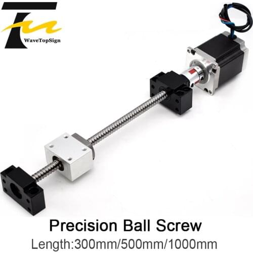 CNC Linear Guide Stage Rail Motion Slide Table Ball Screw Actuator Nema 23 Motor Module for 3D Printer Parts XYZ Robotic Arm Kit