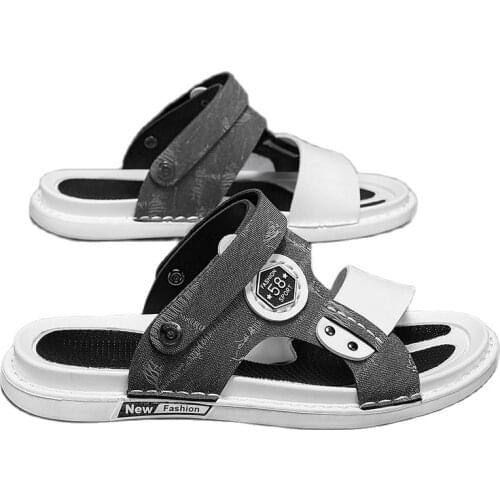 Mens Sandals 2021 Outside Summer New Tide In Cool Slippers Men Leisure mens Beach Summer Sandals mens Leather mens Shoes