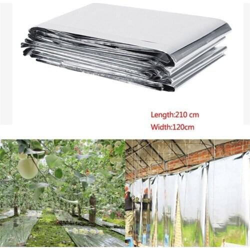 New Silver Plant Hydroponic Highly Reflective Mylar Film Grow Light Accessories Greenhouse Reflectance Coating Plant Covers