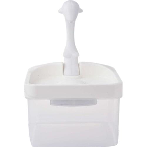 Pet Water Fountain Swan Neck Shaped Cat Water Dispenser USB Charging Automatic Drinking Fountain 2L With LED Light For Unusual