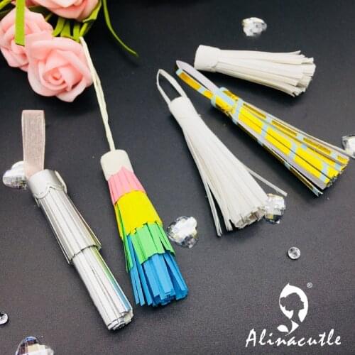 Die Cut Metal Cutting Die Tassel Flower Alinacraft Scrapbooking Album Papercraft Handmade Card Stencil Art Cutter Punch Die