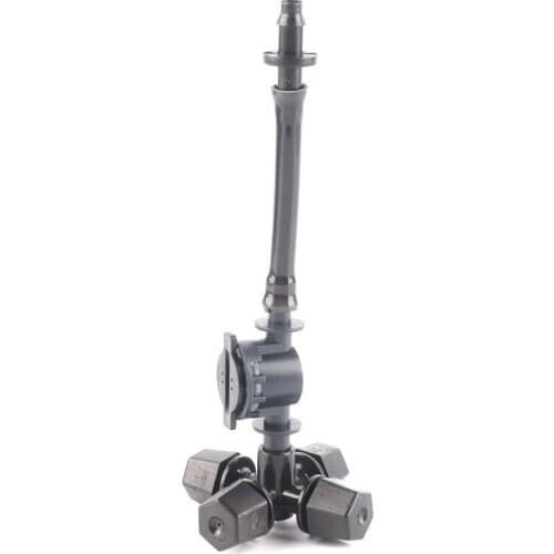 Irrigation System Black Atomized Sprinkler With 4/7mm Hose Connector Water Controllor Sprinkler Irrigation 5/10/15/20/30/50sets