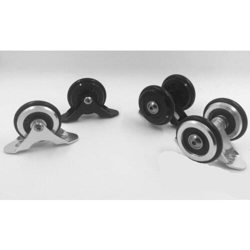 2size folding bike fender parts for brompton fender easywheel Mudguard Bearing Wheel single wheel and double wheel