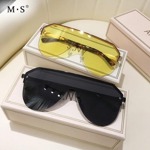 New Vintage Square Oversized Sunglasses Women Men Brand Designer Transparent Gradient Sun Glasses Big Frame Eyewear UV400