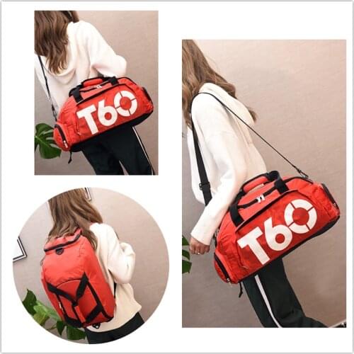 Sports Bag T60 Men Women Fitness Training Backpacks Multifunctional Travel/Luggage Shoulder Handbags Waterproof Gym Sports Bags