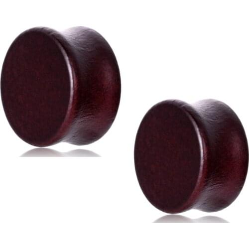 TIANCIFBYJS Organic Wood Ear Lobe Stretcher Double Flared Saddle Gauge Expanders Tragus Piercing Flesh Tunnels 80/160pcs 2g-3/4"