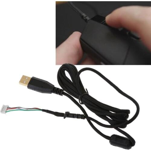 20CE Umbrella Rope Mouse Cables Soft Durable Mouse Line Replacement Mouse Wire for logitech G102 G PRO Wired Mouse