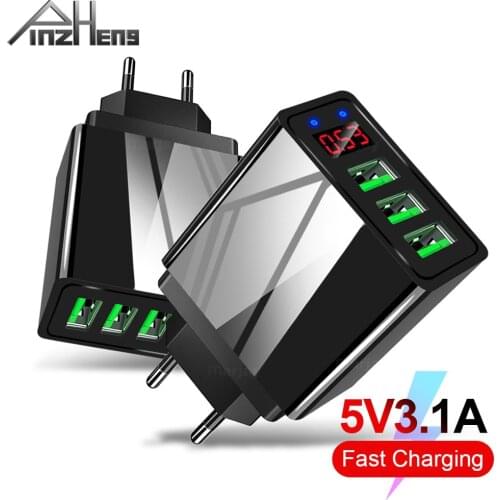 PINZHENG 48W USB Quick Charge PD Type C Quick Charging 3.0 QC Fast Travel Charger For iPhone 11 Pro Max Samsung S10 Plus 30W PD