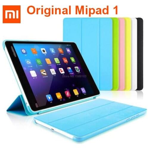 100% Original Xiaomi Brand Official Ultra thin PU Leather Smart Sleep Wake-up Tri-fold Case For Xiaomi MiPad 1 7.9" Mi Pad Cover