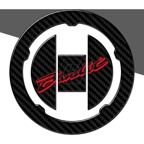 3D Carbon-look Motorcycle Fuel Gas Cap Protector Decals Case for Suzuki Bandit 1250S 2007 2008 2009