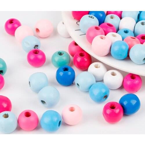 400pcs 1.5/3/4mm Cheap Fashion Hot Beads Natural Round Wood Beads For Making Clothing decoration Accessories Wholesale