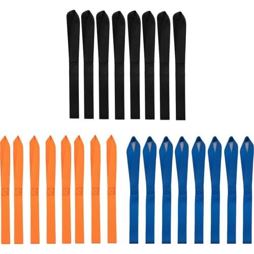 8pcs Soft Loop Motorcycle Tie-Down Straps 13x1 inch Heavy Duty Tie Downs for Towing Cargo Securing ATV UTV Scooter Dirt Bike