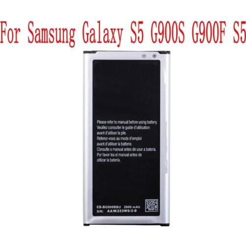 High Quality 2800mAh EB-BG900BBU Battery For Samsung Galaxy S5 G900S G900F S5 Cell Phone