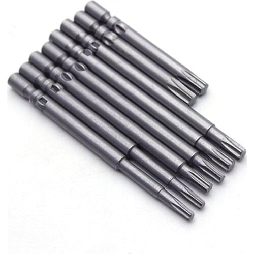 10Pcs Star Torx Screwdriver Bit 800 4mm Shank Magnetic Electric Screwdrive Powered Hand Tool T4 T5 T6 T7 T8 T10 T15 T20