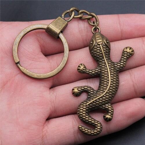 1 Piece Keychain Gecko And Spider Web Key Chain Ring Key Chain Ring Key Chain Women Key Chain Car