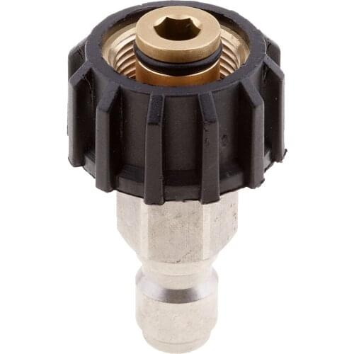 Compressed Air Coupling Quick Coupling, Female M22 / 14 to 3/8 Male