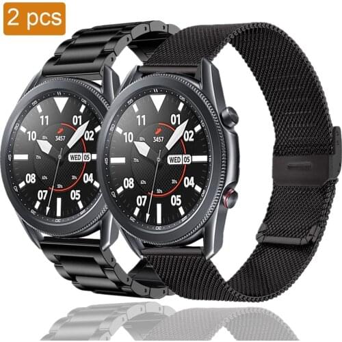 For samsung galaxy watch 3 band 45mm 41mm active 2 galaxy watch 46mm strap 20mm 22mm for huawei watch gt 2e amazfit bip bands